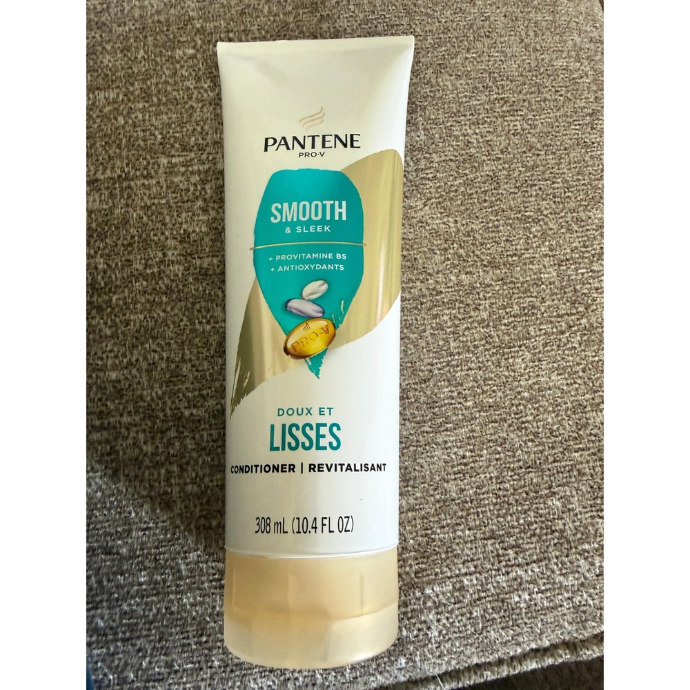 Pantene Pro-V Smooth & Sleek Conditioner 10.4 fl oz 72H Frizz Control New